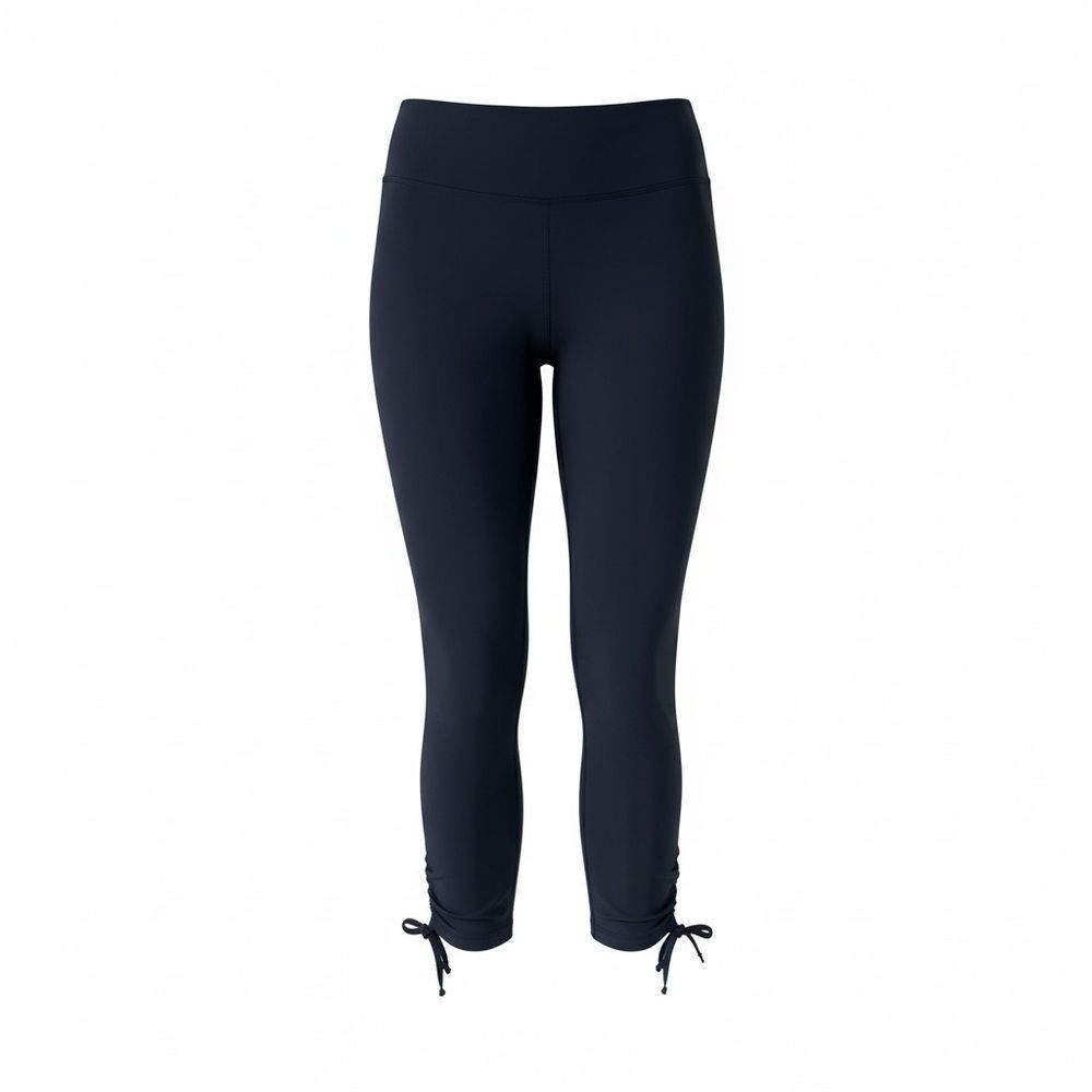 ‎Sunday Bow Tie Cuff Cropped Workout Leggings